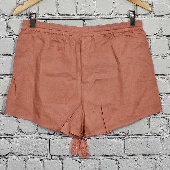 2/$30 Andie The Graciosa Linen Shorts Sunset Size S | Casual Summer Essential - Picture 3 of 6